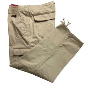 Levis 94 Baggy Cargos Tan Khaki Mid Rise Loose Fit Pants Womens 32x30